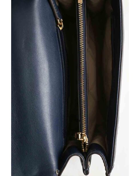 Blaue Schultertasche aus Stoff - 23x8x20 cm - Sehr guter Zustand