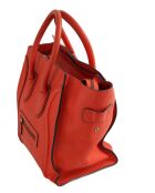 Borsa in pelle arancione - 38x16x31 cm - Ottime condizioni