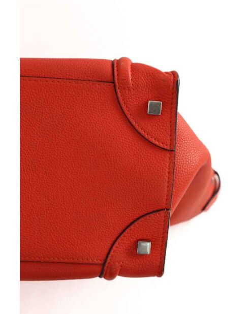 Borsa in pelle arancione - 38x16x31 cm - Ottime condizioni