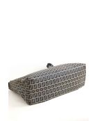 Graue Schultertasche aus Stoff - 34x11x22 cm - Sehr guter Zustand