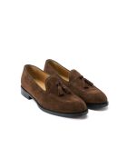 Luan Loafer mit Quasten aus dunkelbraunem Leder