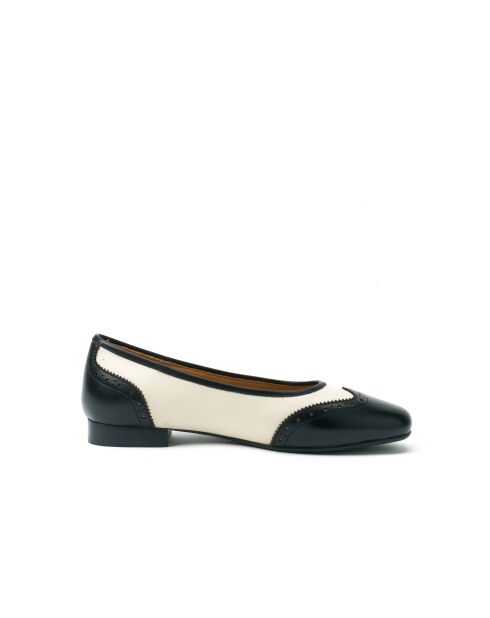 Ballerines en Cuir Yselle noires