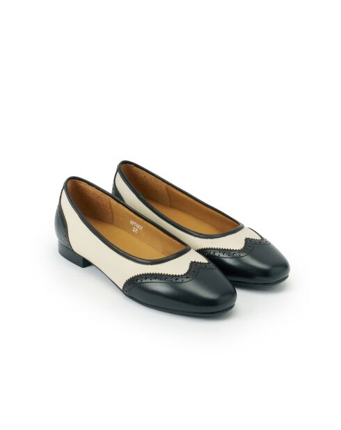 Ballerines en Cuir Yselle noires