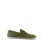 Groene leren Ael loafers