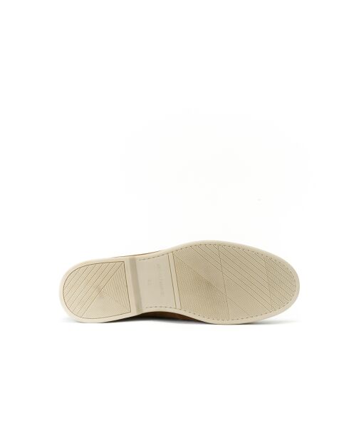 Mocasines tipo broche de piel marrón Yoan