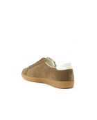 Baskets basses Nolan en cuir daim marron