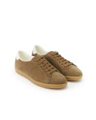 Baskets basses Nolan en cuir daim marron
