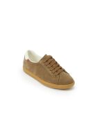 Low-Top-Sneaker Lana aus braunem Veloursleder