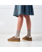 Low-Top-Sneaker Lana aus braunem Veloursleder