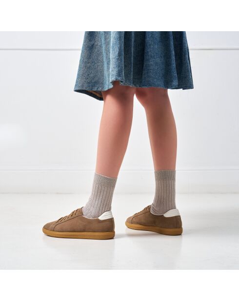 Sneakers basse Lana in pelle scamosciata marrone