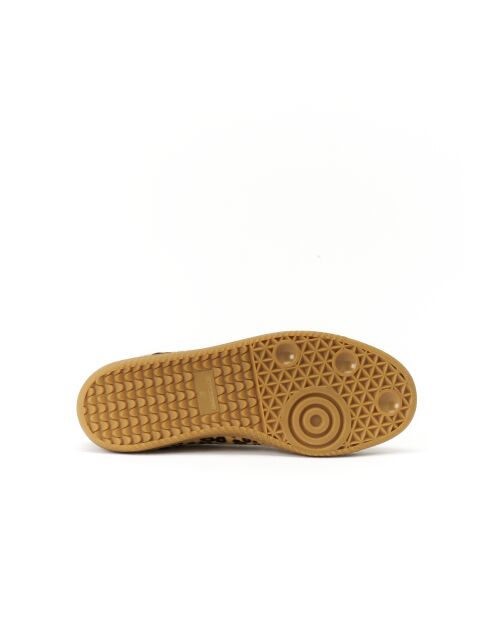 Sneakers basse Thelma in pelle leopardata