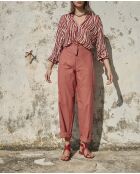 Pantaloni Cala Rossa Marco in popeline