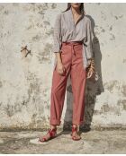 Pantaloni Cala Rossa Marco in popeline