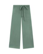 Pantaloni Santa Fe in popeline verde Aspen