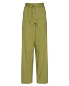 Pantaloni Marco in popeline avocado