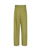 Pantaloni Marco in popeline avocado