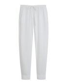 Pantaloni Angie bianchi in doppia garza