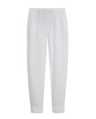 Pantaloni Angie bianchi in doppia garza