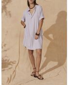 Vestido de gasa texturizada Fairo Orchid Flaminia