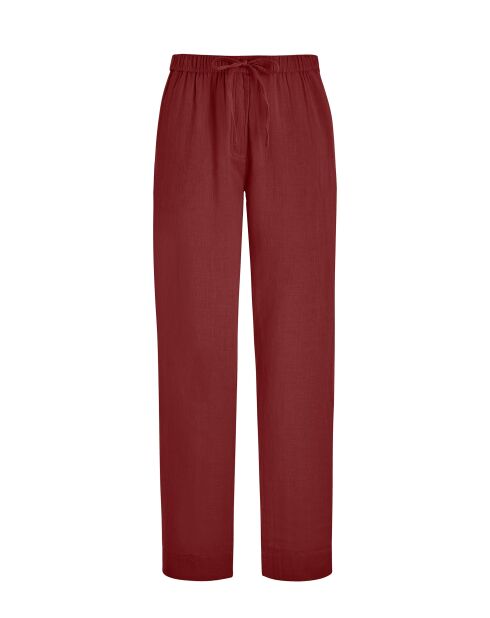 Pantaloni Angie paprika con doppia garza