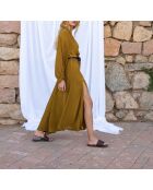 Ilona schwarze Ledersandalen