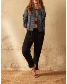 Pantaloni neri in doppia garza Angie