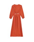 Vestido Ombeline de algodón calado Potter Clay