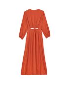 Vestido Ombeline de algodón calado Potter Clay