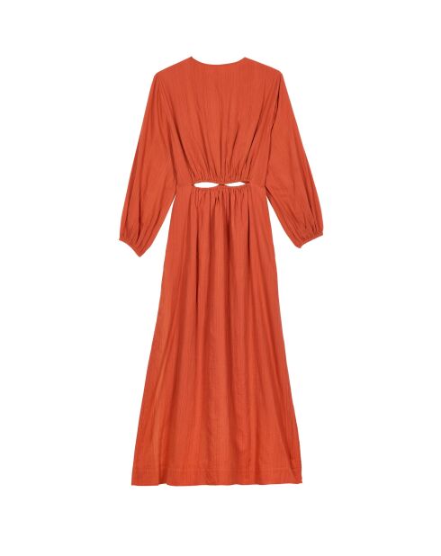 Vestido Ombeline de algodón calado Potter Clay