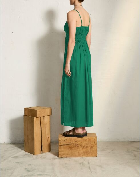 Vestido básico verde alegre de Balina