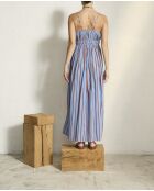 Vestido rojo azul claro Balina Pelicano Maravoile