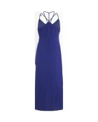Vestido Dalhia de doble gasa azul violeta