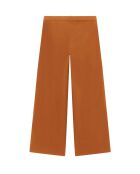 Pantaloni Santa Fe in popeline albicocca