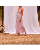 Vestido Dalhia Fair de gasa con textura de orquídea