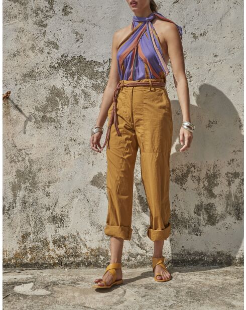 Hose Marco aus Kreuzkümmelpopeline