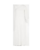 Vestido blanco de doble gasa Chiraze