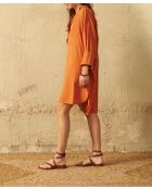 Basic-Kleid Adele in Aprikose