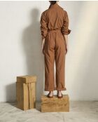 Mono Solal de popelina marrón habana