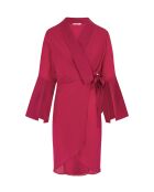 ANAE Camelia langes Kleid aus Seidenkrepp in Rosa