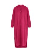 Quarine Basic Camelia Langes Kleid in Rosa