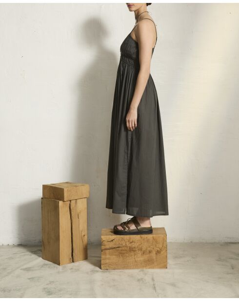 Basic-Kleid Balina aus Schiefer