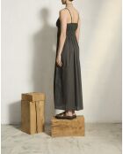 Basic-Kleid Balina aus Schiefer