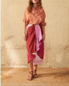 Bluse Pedro in Maravoile-Rouge mit Flauscheffekt