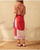 Bluse Pedro in Maravoile-Rouge mit Flauscheffekt