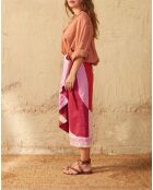 Bluse Pedro in Maravoile-Rouge mit Flauscheffekt