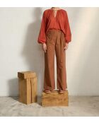 Potter Clay Rosie Baumwollbluse mit Lochmuster