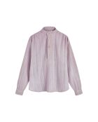 Strukturiertes Mullhemd mit Flamingo-Motiv von Fair Orchid