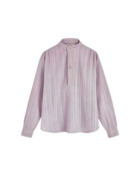 Camisa de gasa texturizada Fair Orchid Flamingo