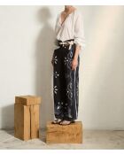 Blusa blanca Rosie de algodón calado