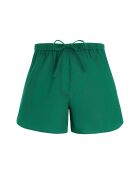 Lilou Jolly grüne Shorts mit doppelter Gaze